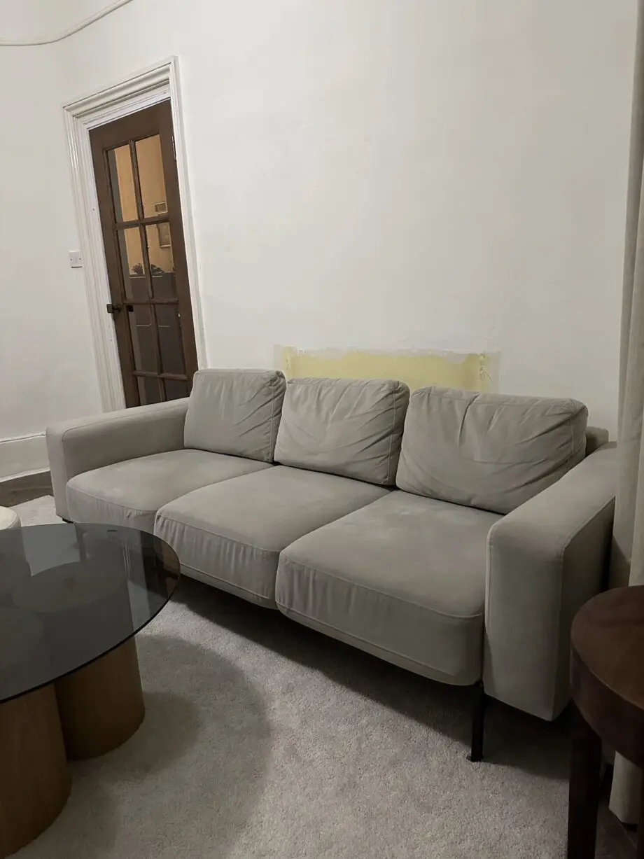Made Taupe Jarrod 3 Seater Sofa