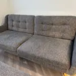 4-seater sofa and bench footstool
