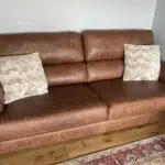 leather sofa