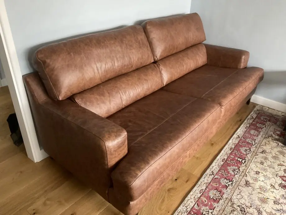 leather sofa