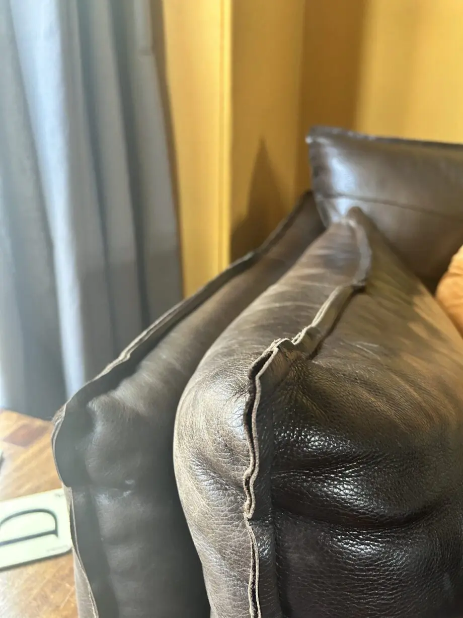 Beautiful wide, deep, leather sofa in great condition