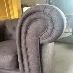 Beautiful big CHESTERFIELD arm chair by MADE in great condition