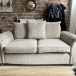 Springvale chesterfield fabric 2 seater sofa