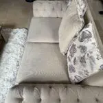 Springvale chesterfield fabric 2 seater sofa