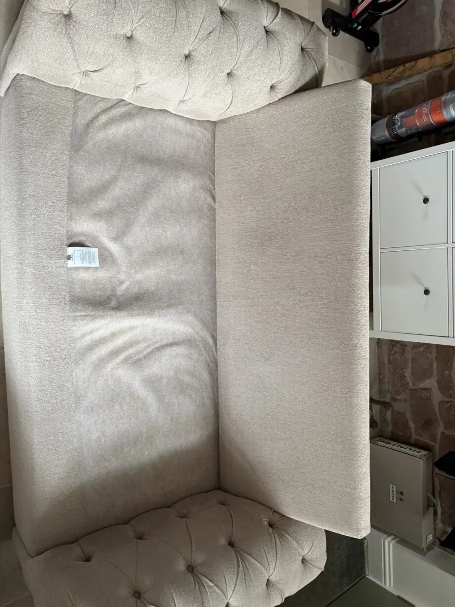 Springvale chesterfield fabric 2 seater sofa
