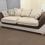 Brown Beige Sofa