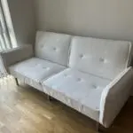 Wayfair Cream 3 Seater Sleeper Sofabed