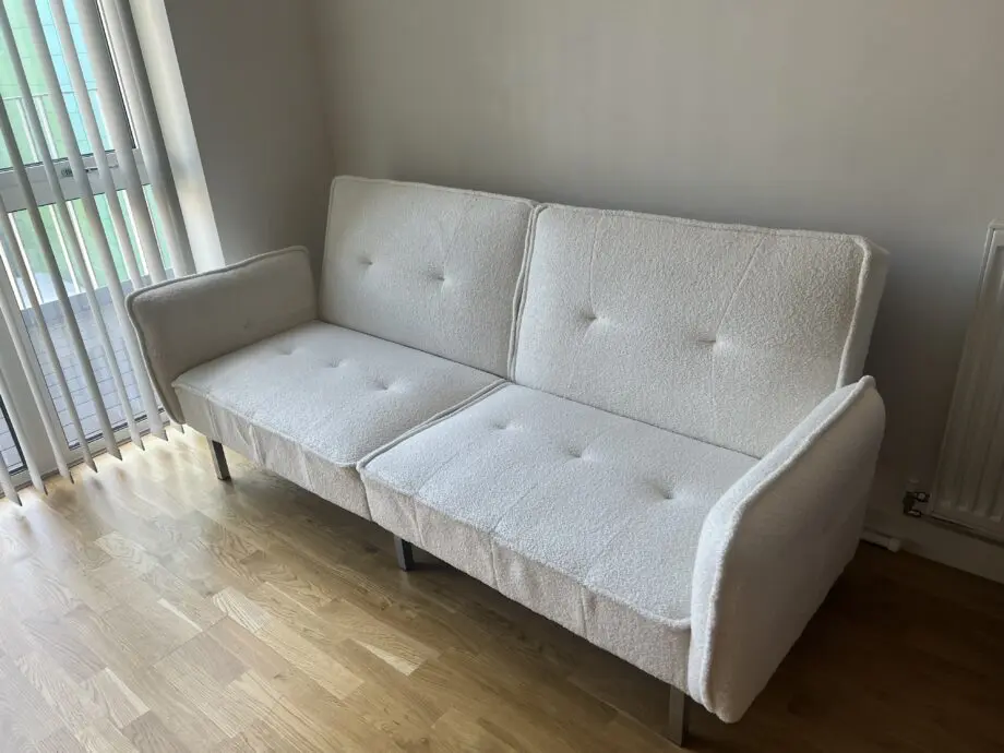 Wayfair Cream 3 Seater Sleeper Sofabed