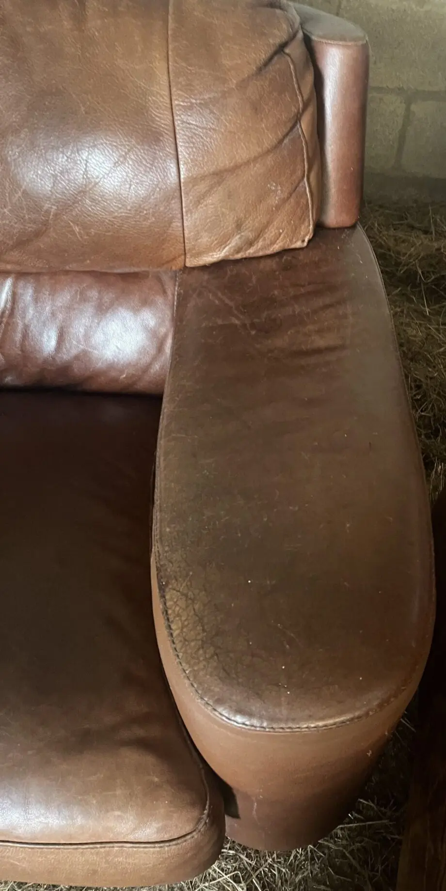 Sofitalia Brown leather sofa
