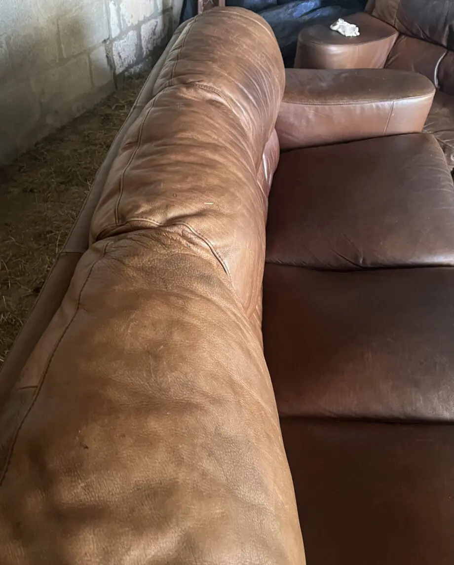 Sofitalia Brown leather sofa