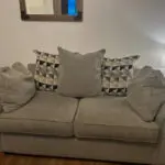 SCS Grey 2 Seater Sofa x2