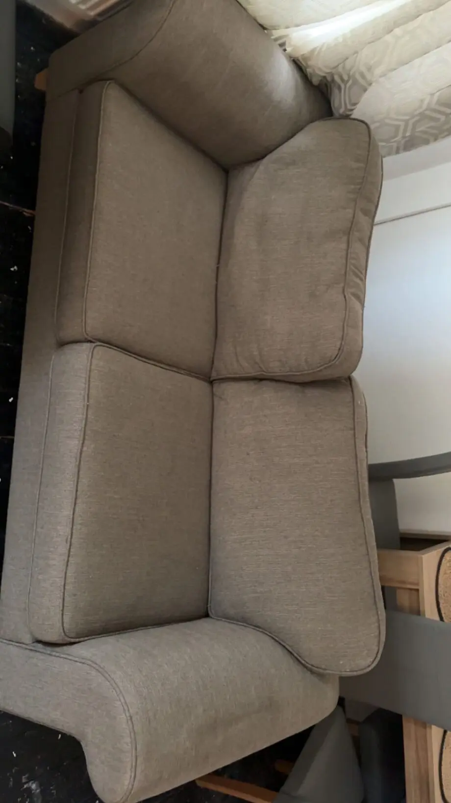 Grey 2 seater and 3 seater sofa