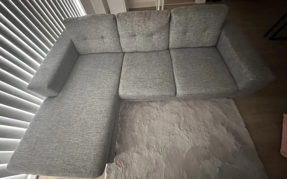 DFS Grey Reversible Chaise Sofa