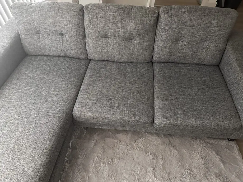 DFS Grey Reversible Chaise Sofa