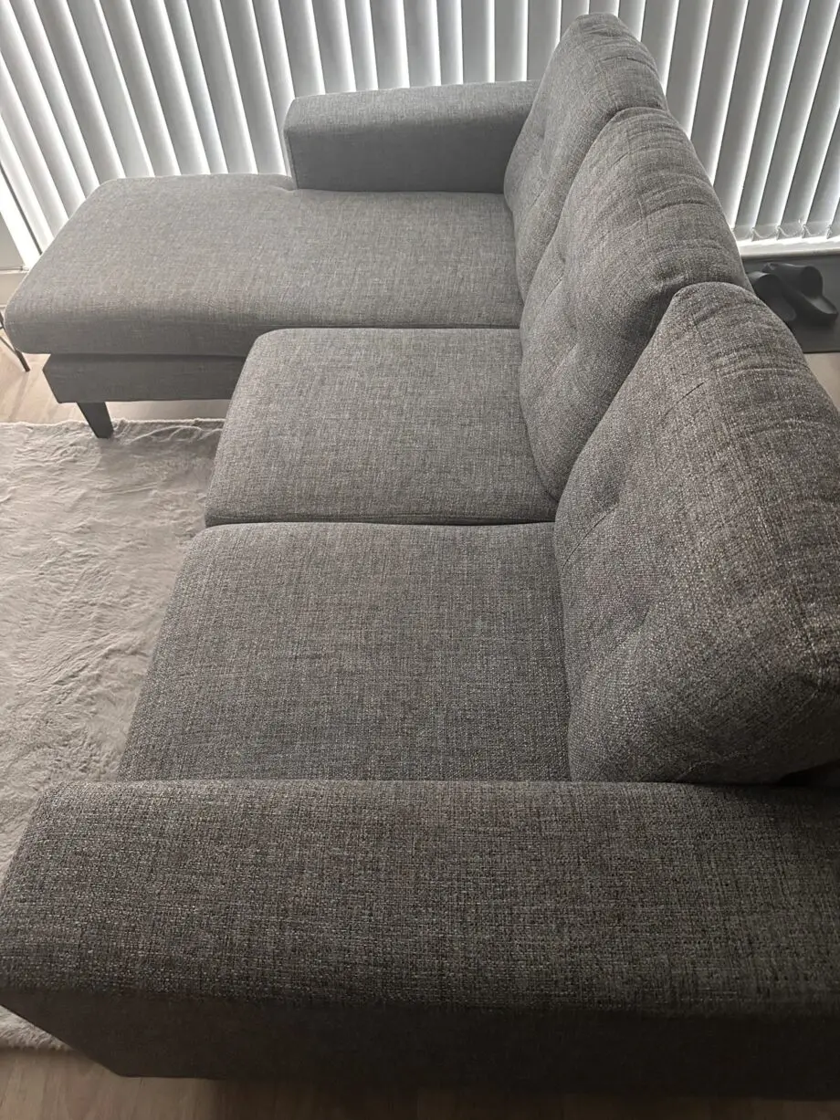 DFS Grey Reversible Chaise Sofa