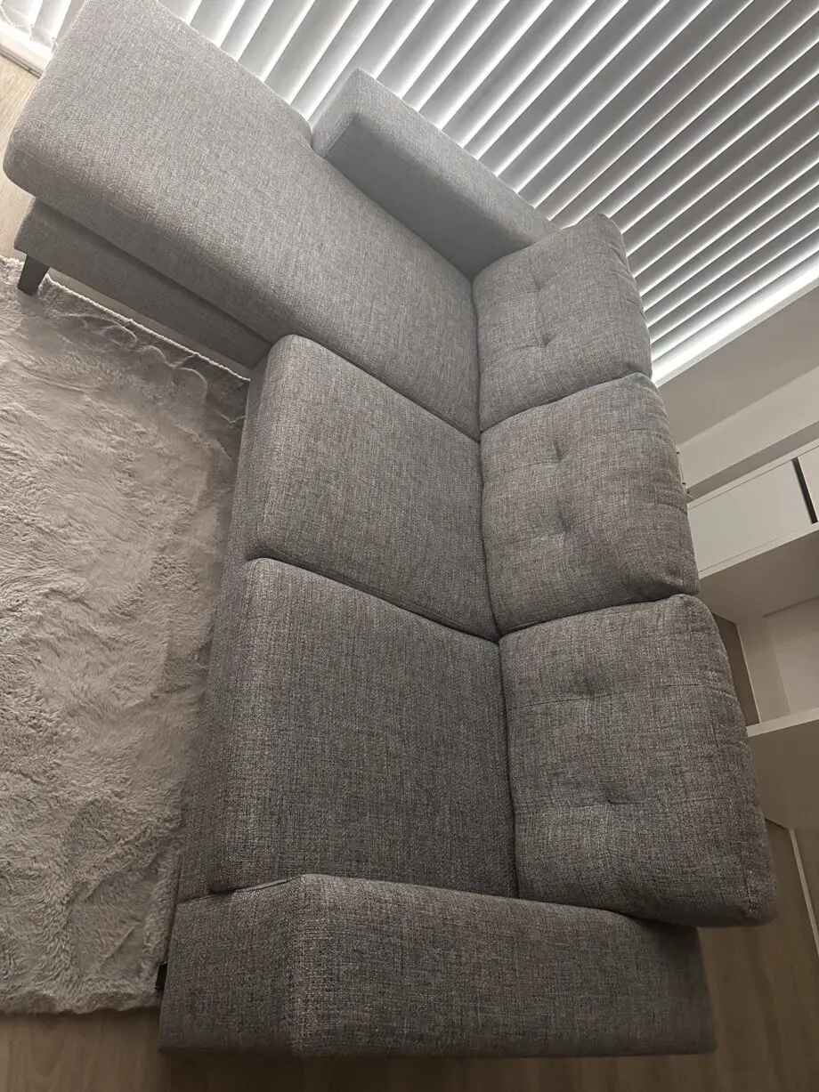 DFS Grey Reversible Chaise Sofa