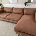 Loaf XL Squishmeister Right Hand Chaise Corner Sofa in Dried Rose