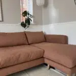 Loaf XL Squishmeister Right Hand Chaise Corner Sofa in Dried Rose