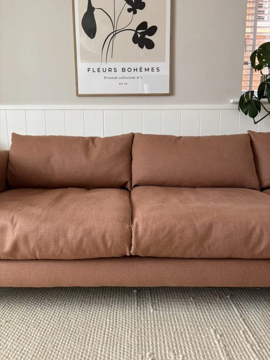 Loaf XL Squishmeister Right Hand Chaise Corner Sofa in Dried Rose