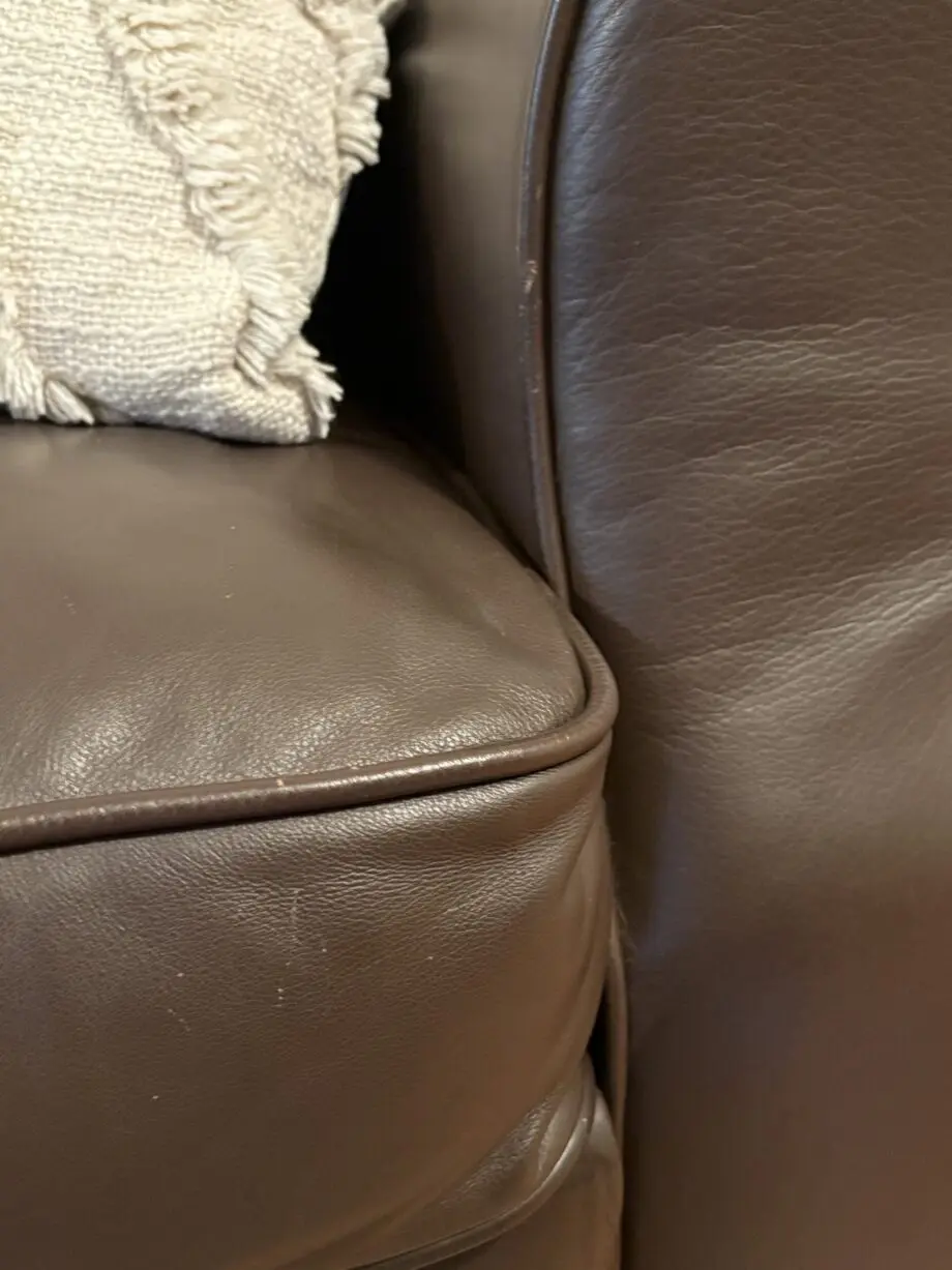 Collins & Hayes Brown Leather Corner Suite + Sofa