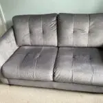 G Plan Vintage range + grey velvet + 2 seater sofa