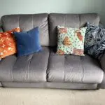 G Plan Vintage range + grey velvet + 2 seater sofa