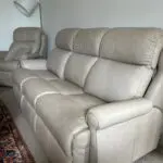 G Plan leather sofa