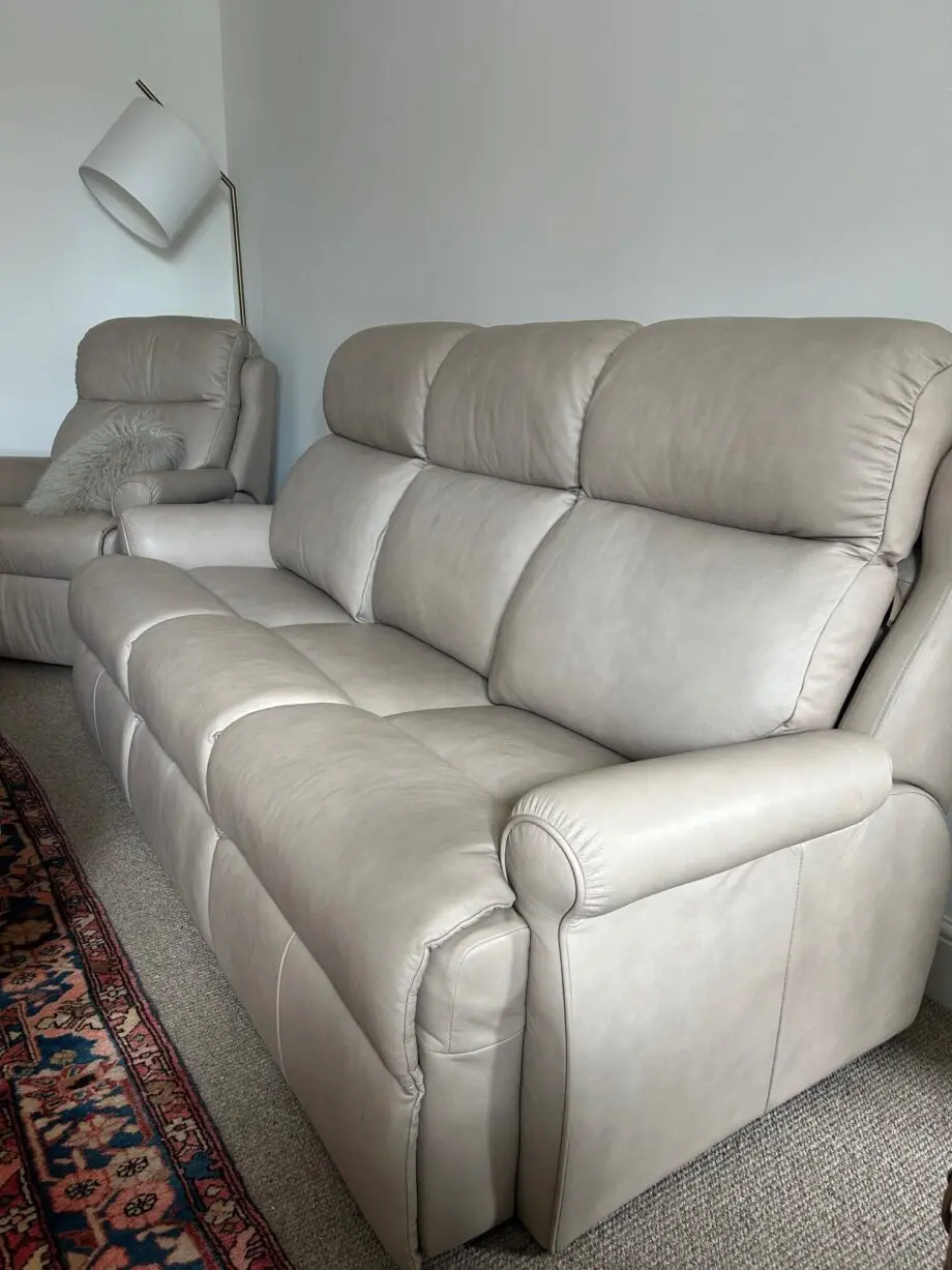 G Plan leather sofa