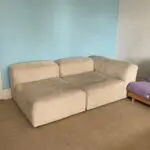 MADE Livienne Chaise End Corner Sofa, Buttermilk Weave