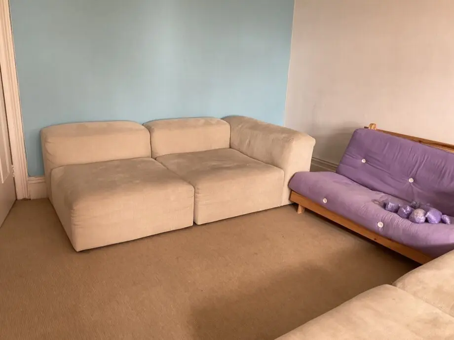 MADE Livienne Chaise End Corner Sofa, Buttermilk Weave