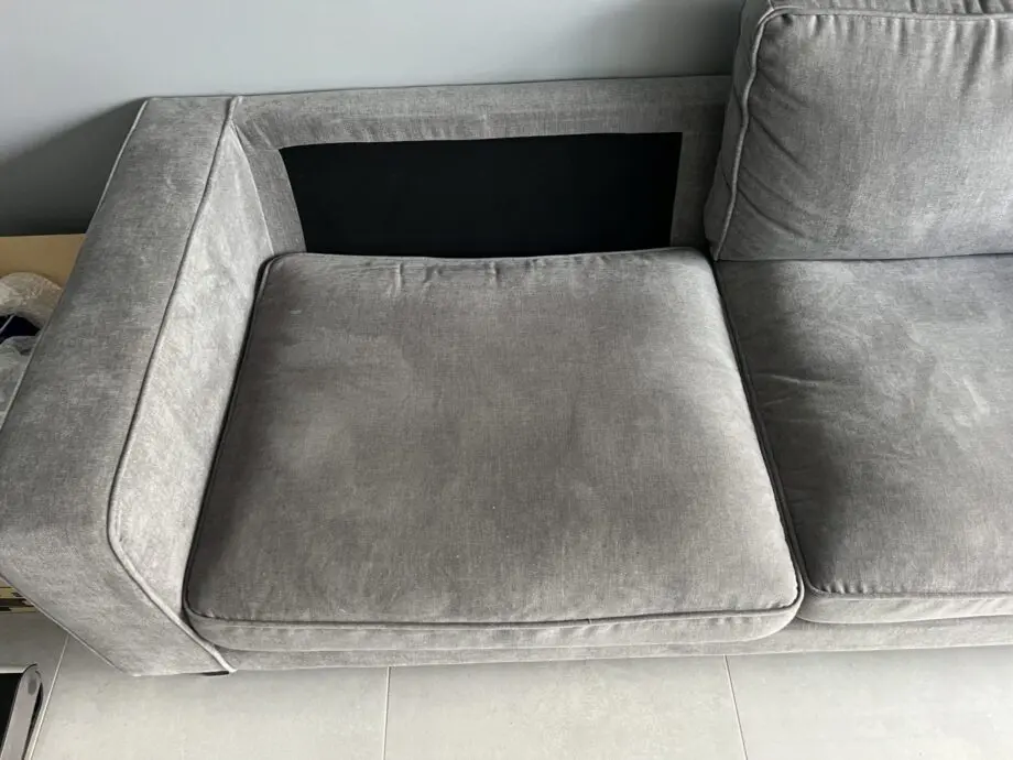 3 seat sofa grey x 2