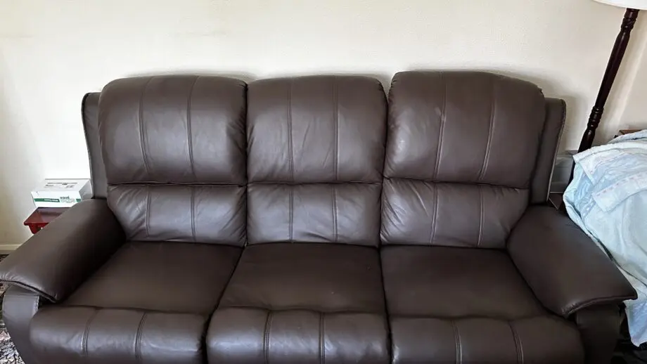 Valerie Brown Leather Sofa set