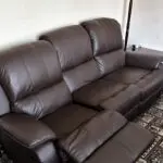 Valerie Brown Leather Sofa set