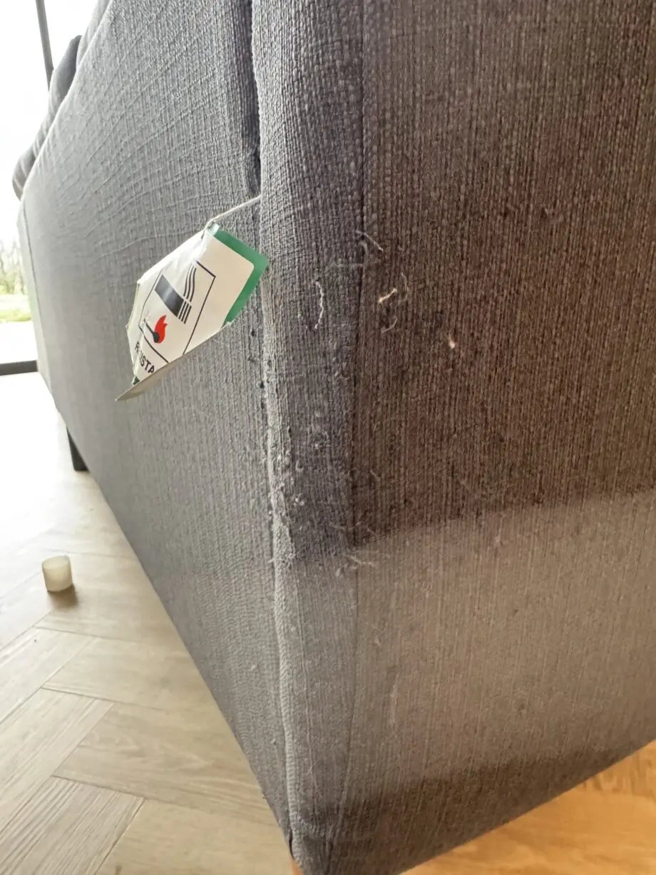 Oak Furniture Charcoal EVIE Left Hand Corner Sofa