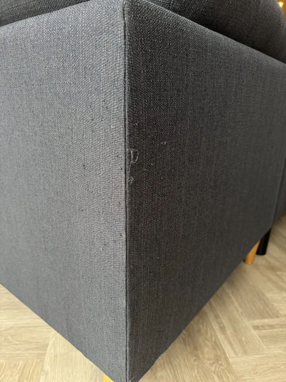 Oak Furniture Charcoal EVIE Left Hand Corner Sofa