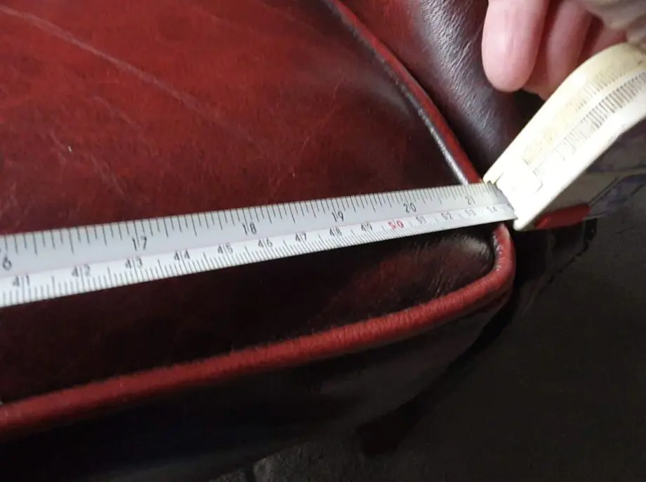Traditional Leather Chesterfield Reclining Armchair in Deep Burgundy (maroon)