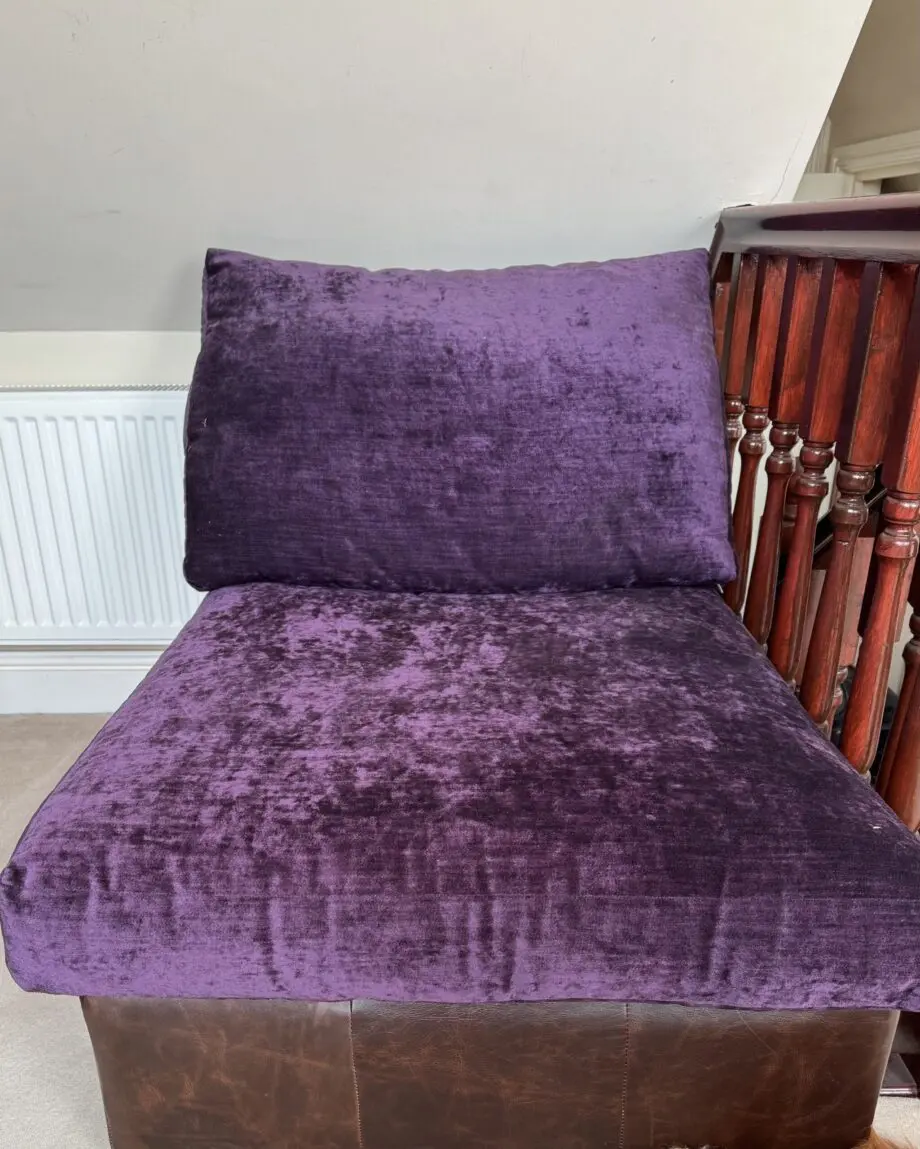 Marks and Spencer brown leather corner unit