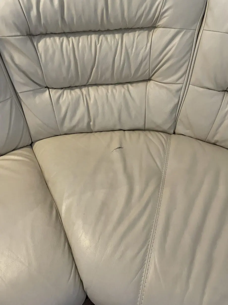 Beautiful cream corner sofa