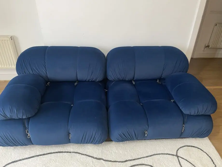 B&B Italia Navy Camaleonda Style Sofa