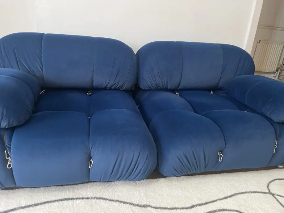 B&B Italia Navy Camaleonda Style Sofa