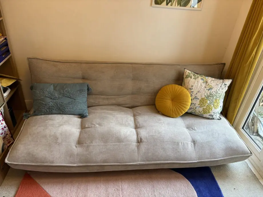 Greta Ecru Corduroy XL Sleeper Sofa - Urban Outfitters