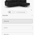 Sofology Mayfair Soft Chenille Ebony