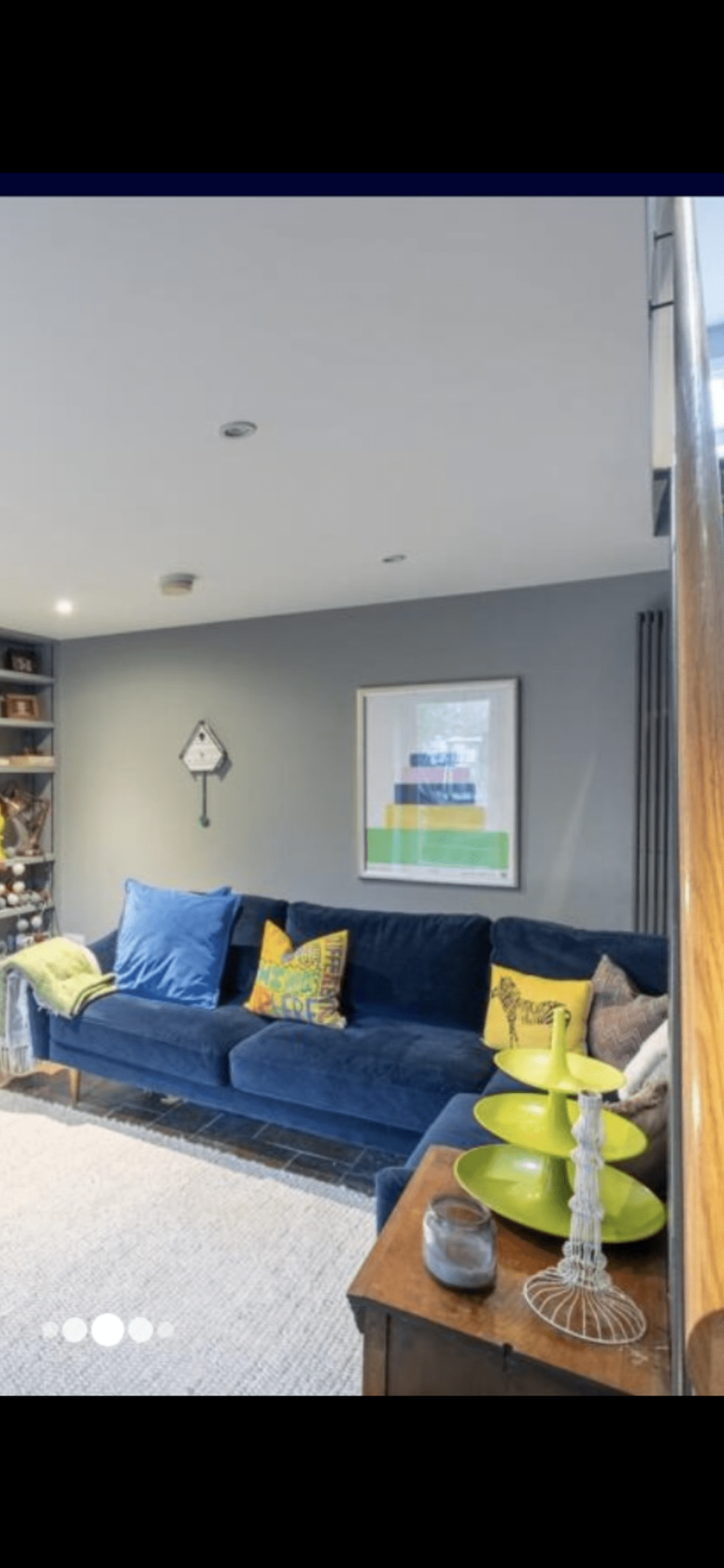 Snug Navy Velvet Right Hand Corner Sofa