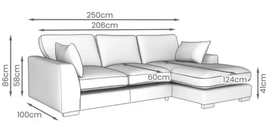 DFS Plush Velvet Formal Back Right Hand Facing Small Chaise End Sofa Large Footstool Aubergine