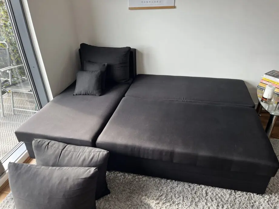 Black Corner Sofa Bed