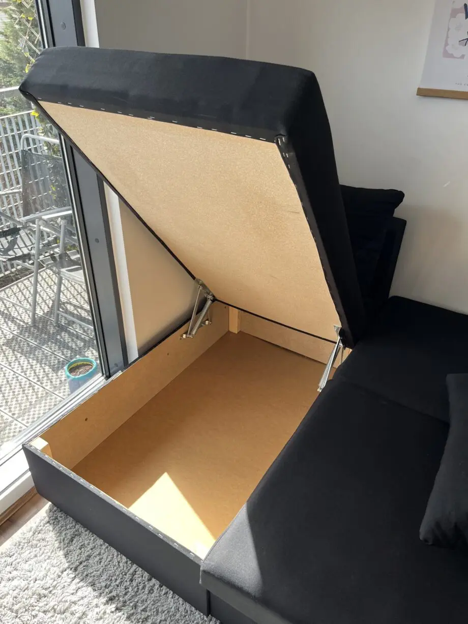 Black Corner Sofa Bed