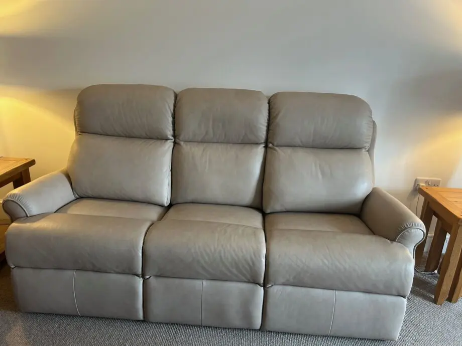 G Plan leather sofa