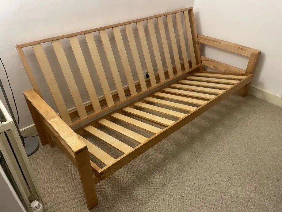 Futon Quad - 3 Seater Birch Sofa Bed