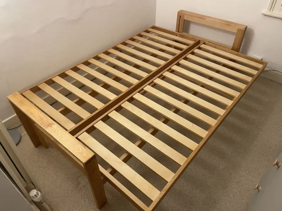 Futon Quad - 3 Seater Birch Sofa Bed