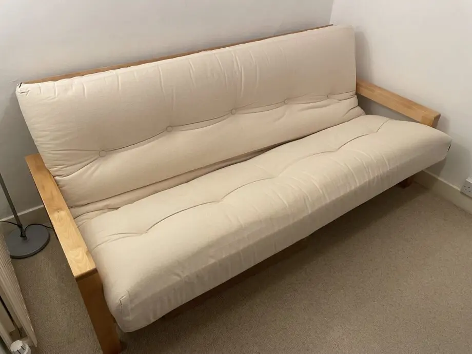 Futon Quad - 3 Seater Birch Sofa Bed